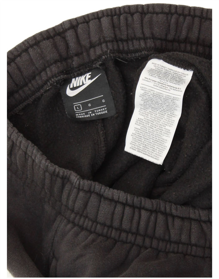 NIKE Pantaloni da tuta cargo con grafica da uomo Joggers grandi in cotone nero