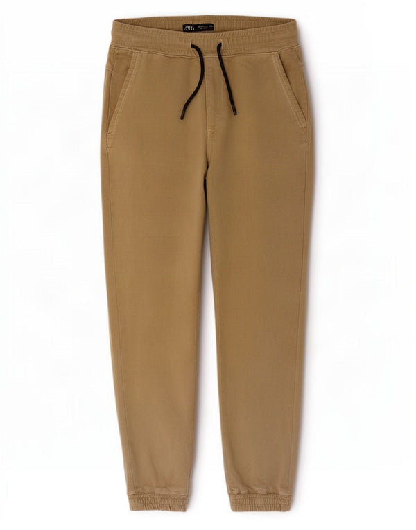 Pantaloni della tuta da uomo Zara da jogging piccoli beige