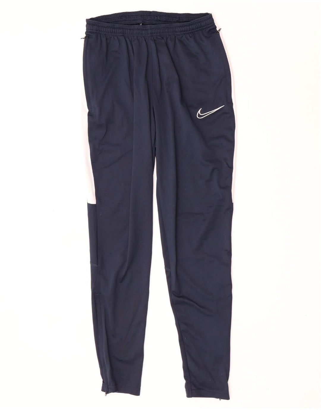 Pantaloni da tuta Nike Dri Fit da uomo, piccoli, in poliestere color block blu navy