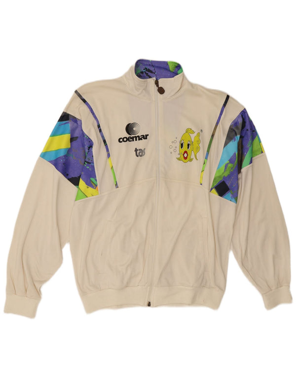 Giacca da ginnastica grafica da uomo Gazelle, colore medio, bianco sporco