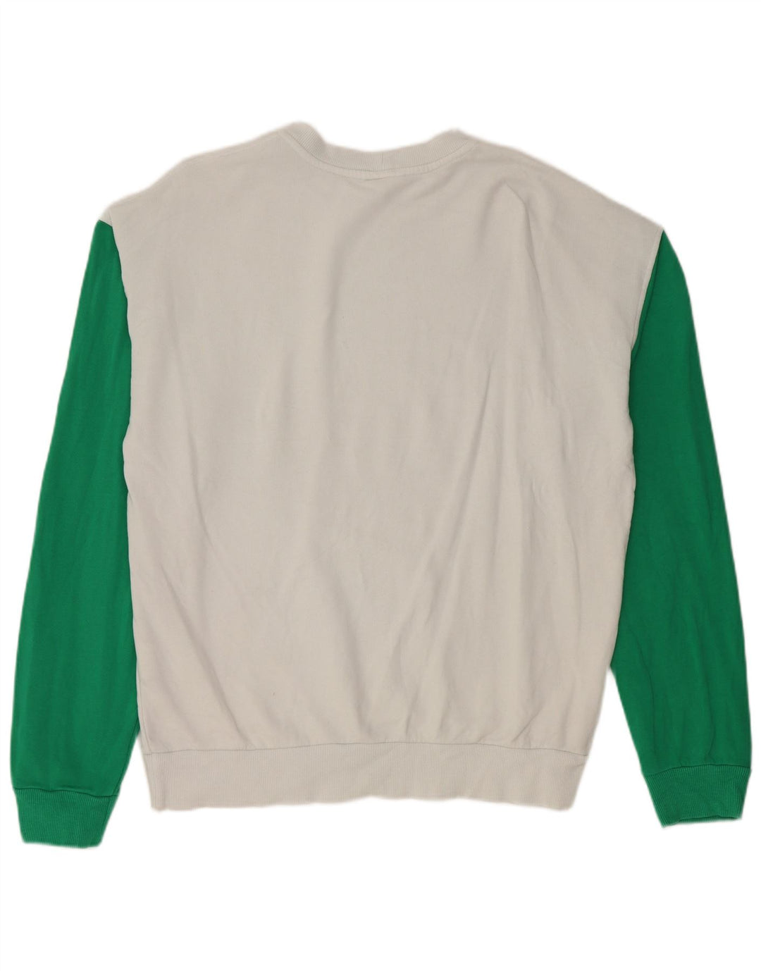 Benetton Uomo Felpa grafica Peanuts Maglione color block bianco medio