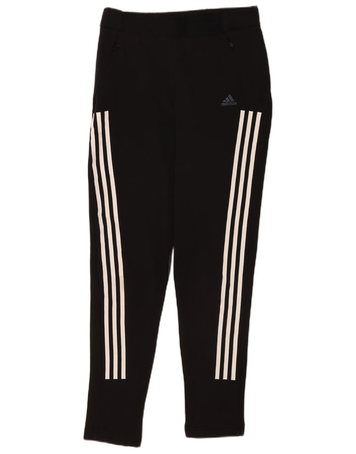 Pantaloni della tuta da donna Adidas UK 4/6 XS poliestere nero