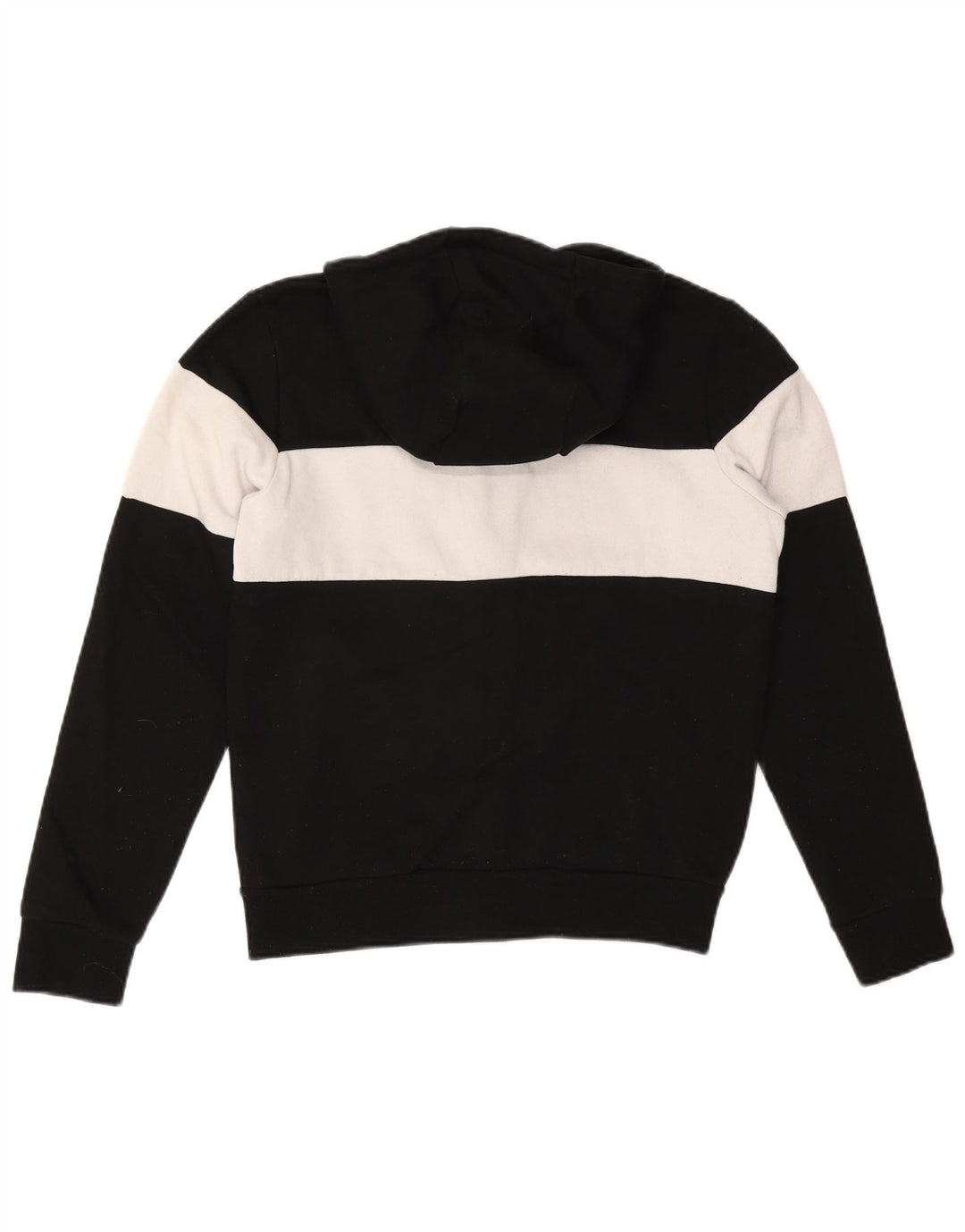 Maglione con cappuccio e zip oversize da donna Fila UK 10 Small Black Colourblock
