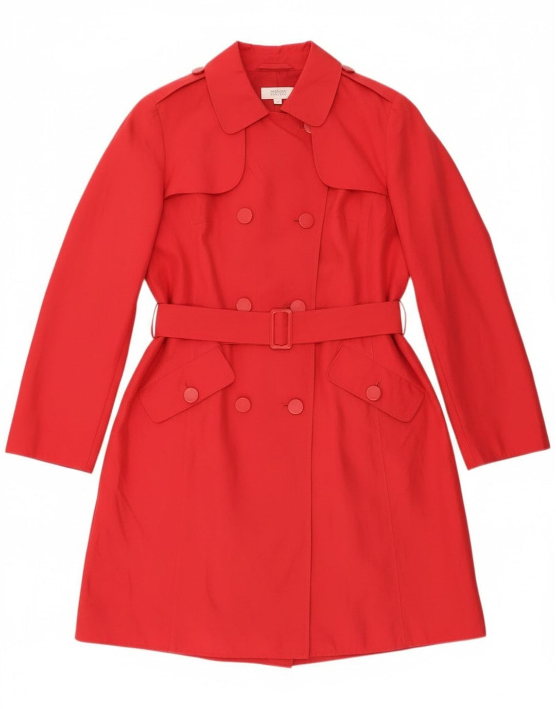 Trench da donna Marks & Spencer UK 16 grande poliestere rosa