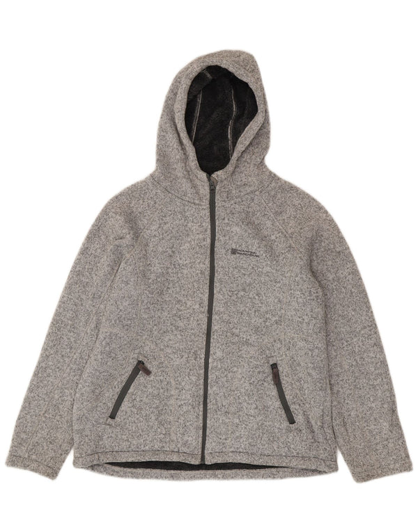 Felpa con cappuccio e zip da donna Mountain Warehouse UK 16 Large Grey Flecked