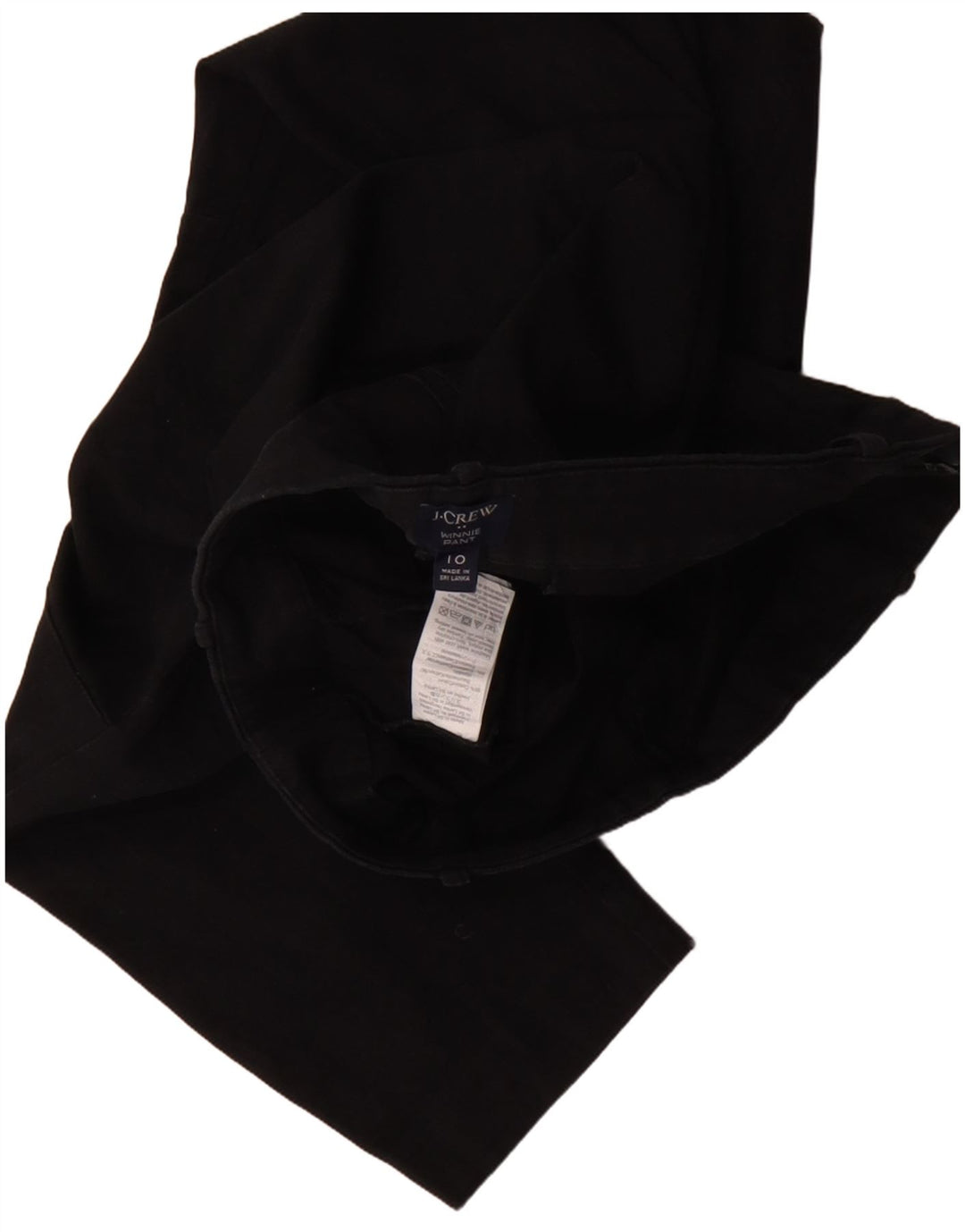 Pantaloni corti Winnie da donna J. Crew US 10 Large W32 L24 cotone nero