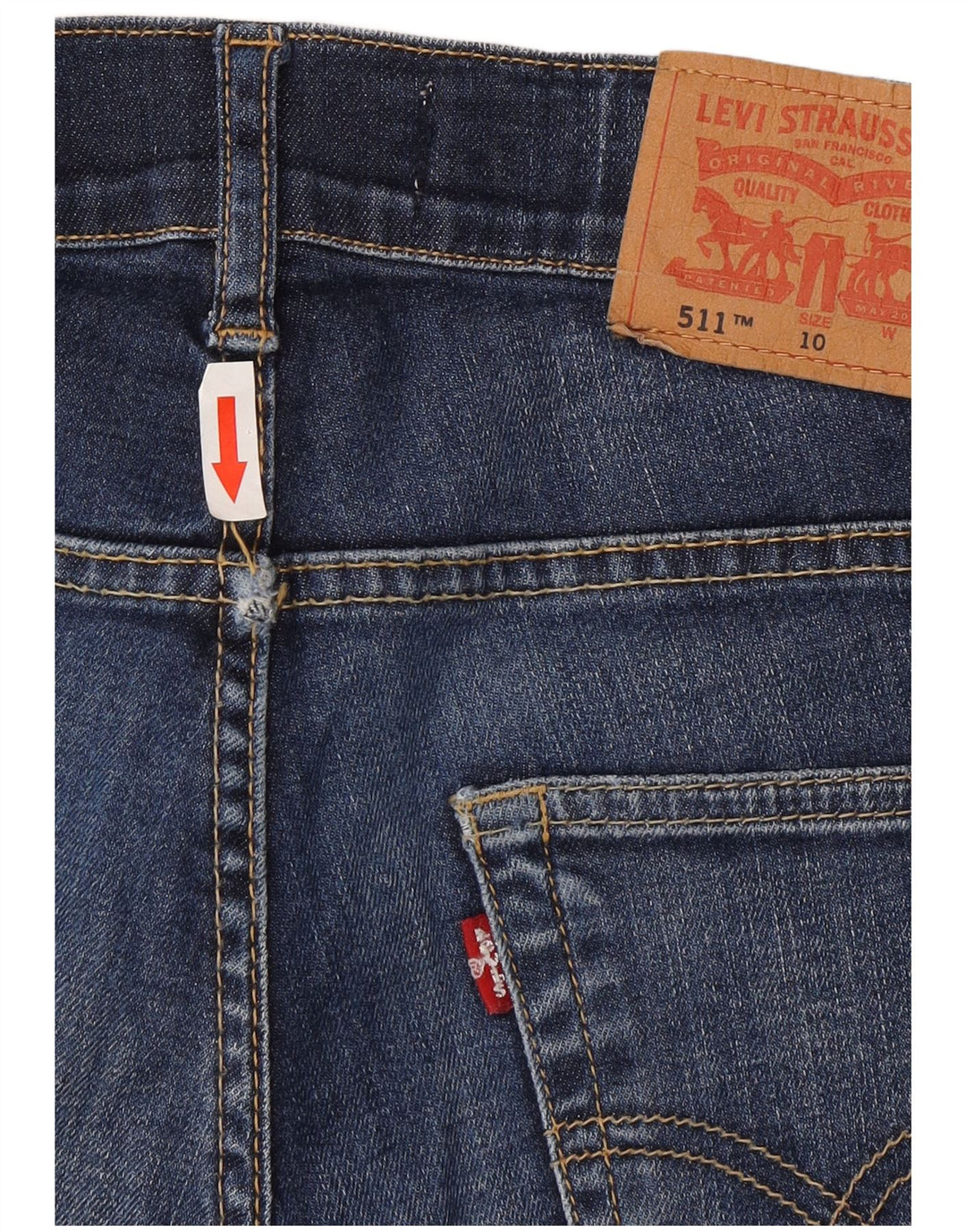 Levi's Ragazzi 511 Jeans Slim 9-10 anni W24 L26 Cotone Blu