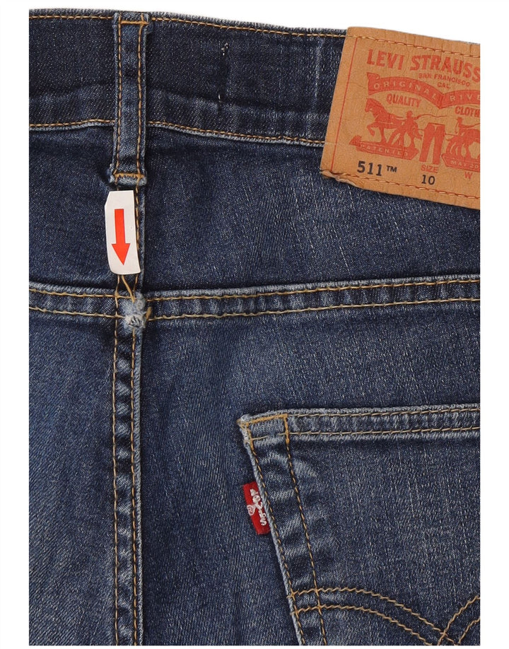 Levi's Ragazzi 511 Jeans Slim 9-10 anni W24 L26 Cotone Blu