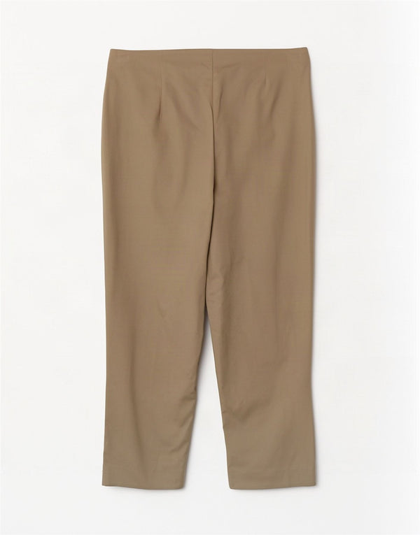 Pantaloni corti da donna Marks & Spencer UK 12 Medi W30 L23 Cotone beige
