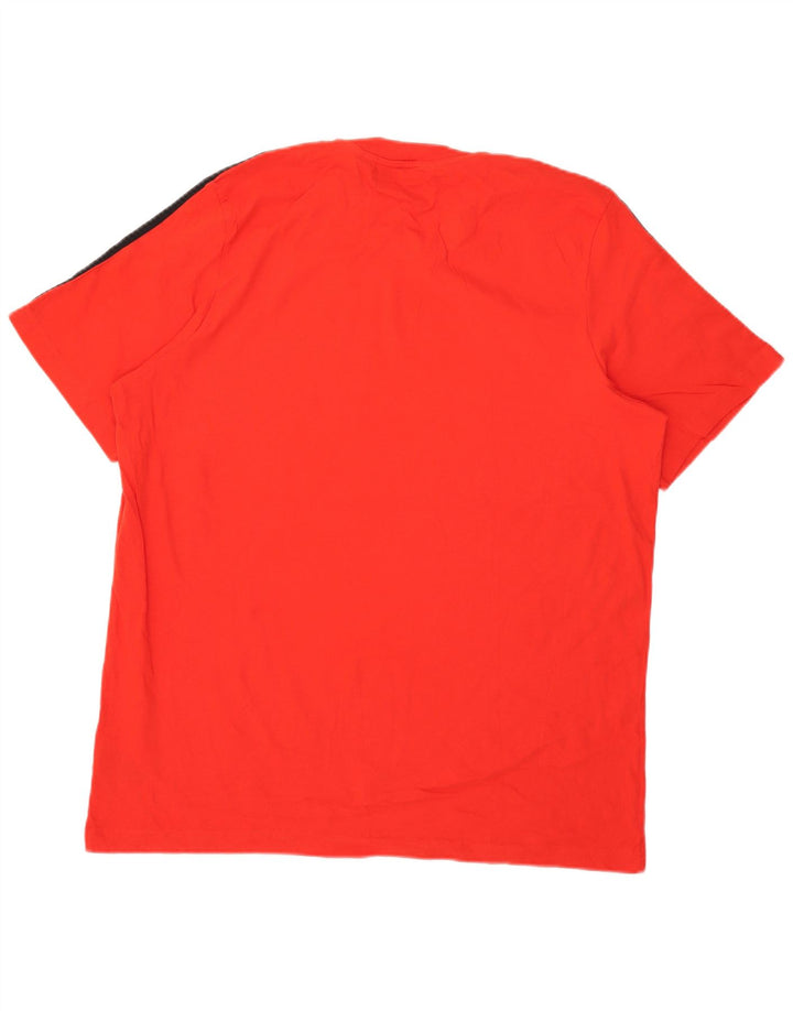 T-shirt da uomo Adidas Top XL rossa in cotone