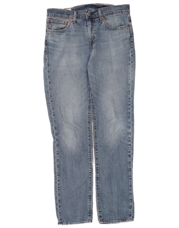Jeans dritti da donna Levi's W31 L34 cotone blu