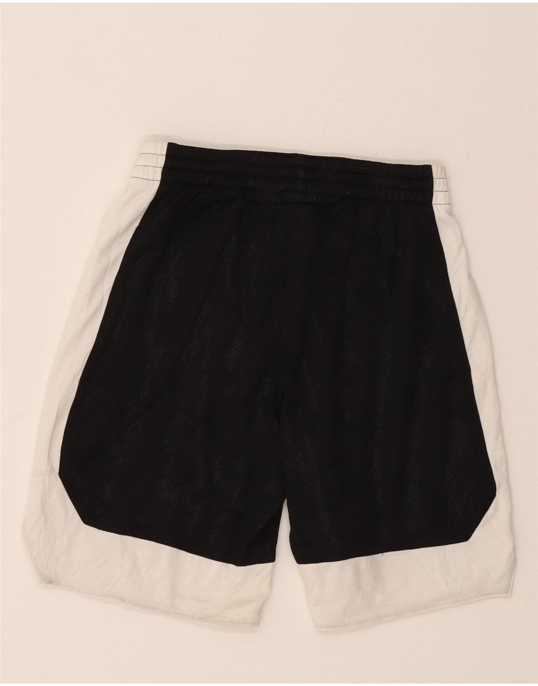 ADIDAS Boys Graphic Sport Shorts 9-10 Years Medium  Black Colourblock Vintage Adidas and Second-Hand Adidas from Messina Hembry 