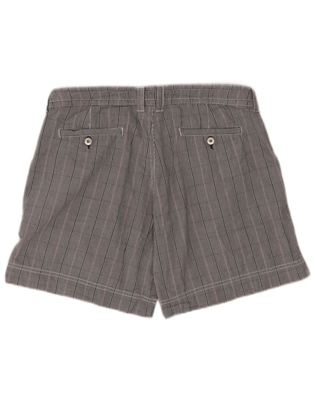 Pantaloncini casual da donna Champion medi W30 in cotone a quadri grigi