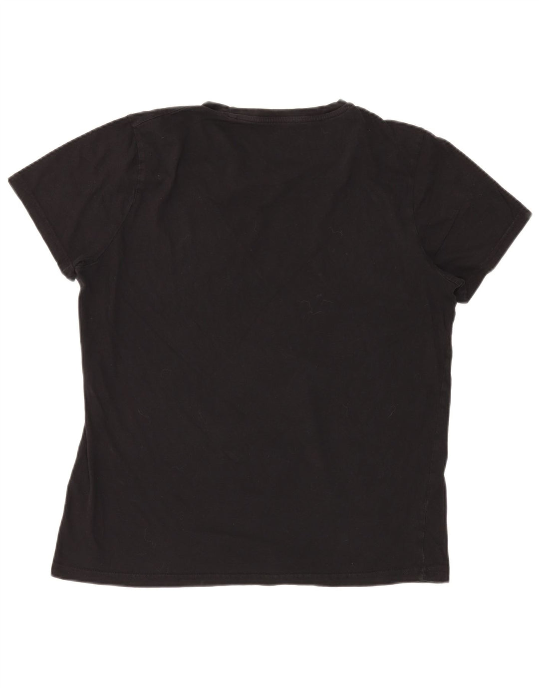 T-shirt da donna LOTTO Top UK 16 grande cotone nero