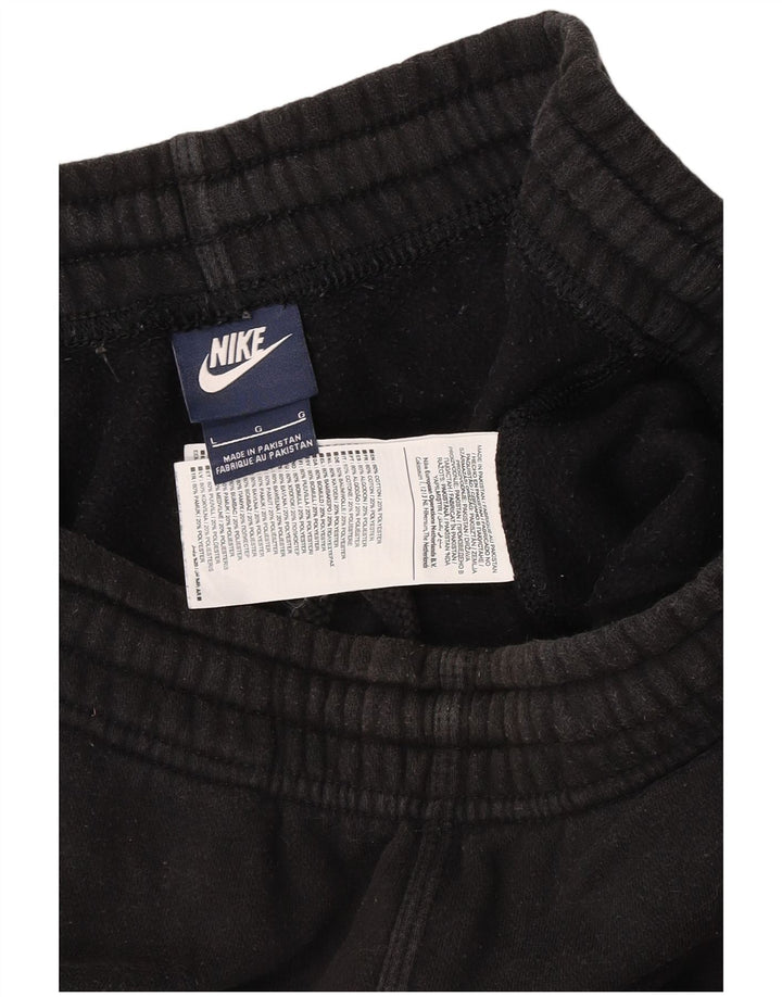 Pantaloni da tuta da uomo Nike Joggers grandi in cotone nero