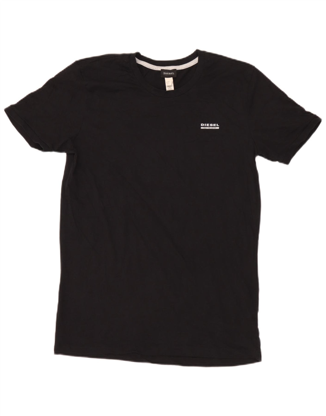 T-shirt da uomo Diesel Top grande in cotone nero