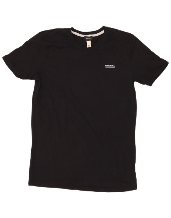 T-shirt da uomo Diesel Top grande in cotone nero