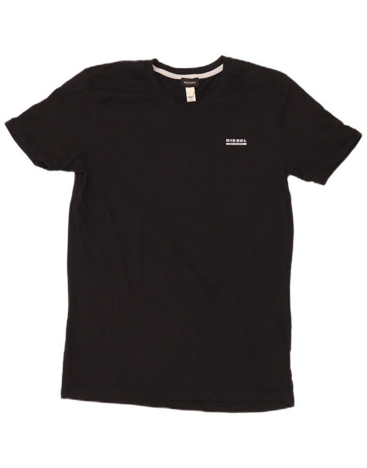 T-shirt da uomo Diesel Top grande in cotone nero