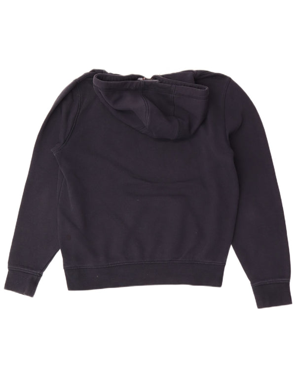 Maglione con cappuccio grafico da uomo Tommy Hilfiger medio cotone blu navy