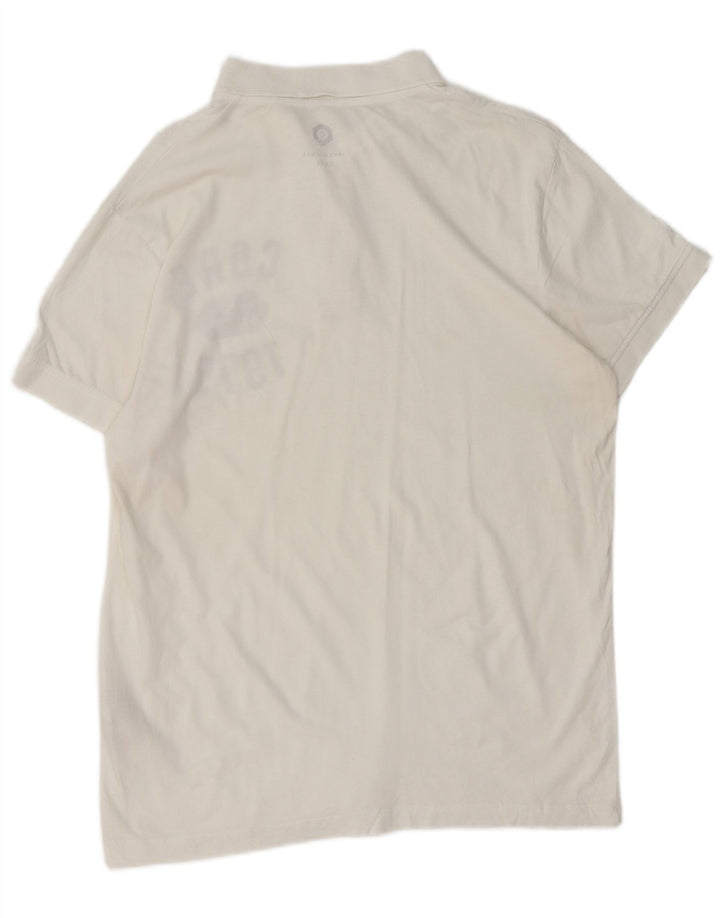 JACK & JONES Polo da uomo Core Graphic in cotone bianco medio