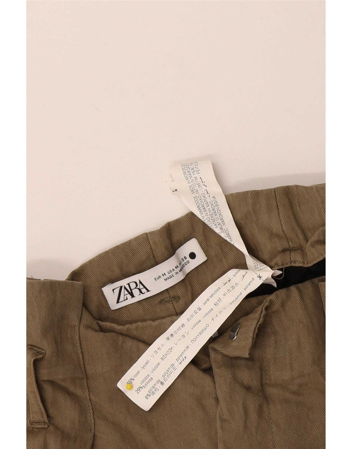 Pantaloni Harem da donna Zara medi W28 L22 Lyocell kaki