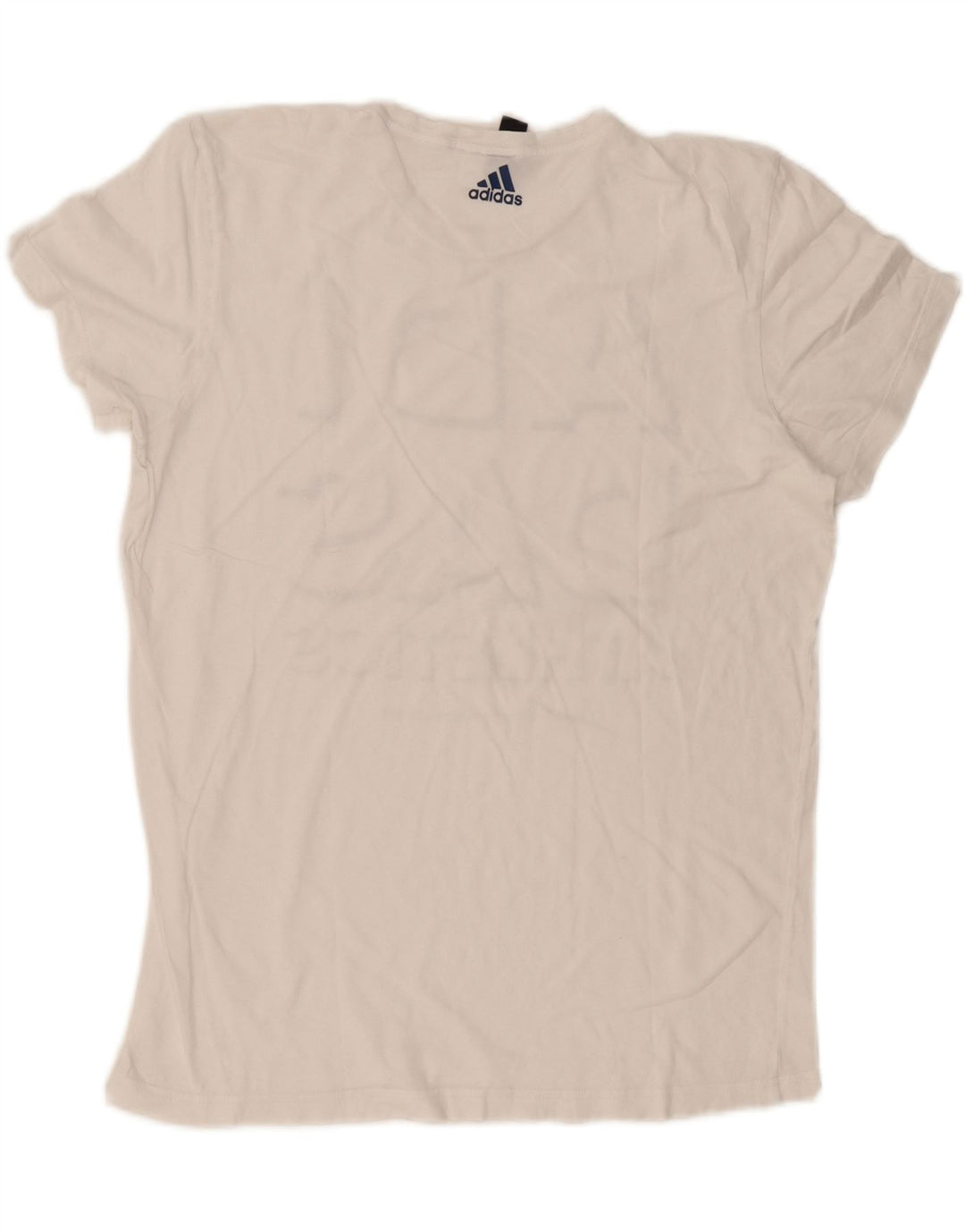 T-shirt grafica da uomo Adidas grande bianca