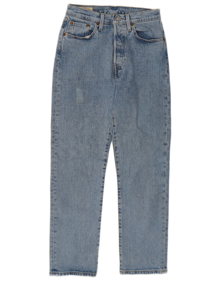 Jeans dritti Levi's 501 da donna W25 L26 cotone blu
