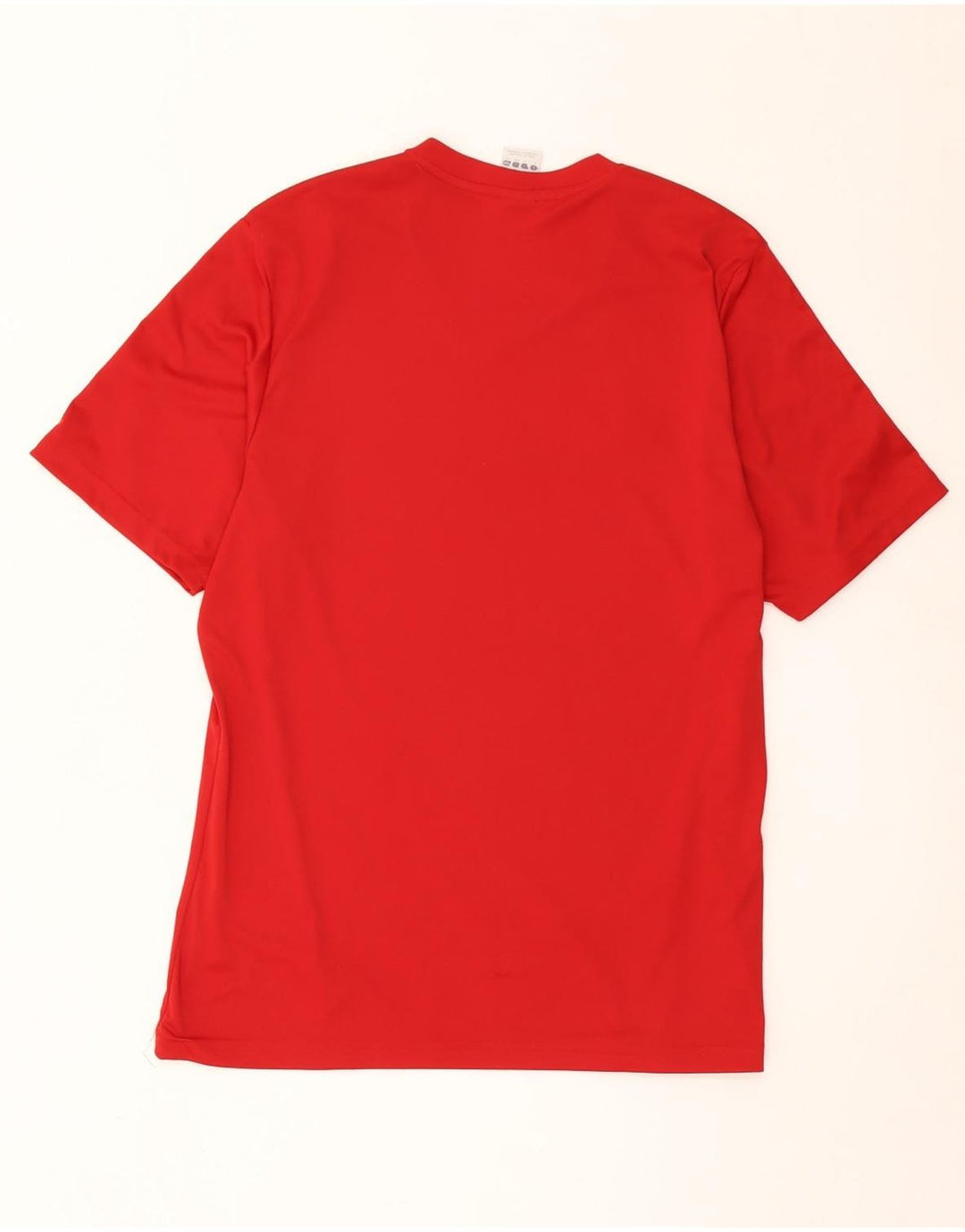 T-shirt Adidas Climalite da uomo, grande, in poliestere rosso
