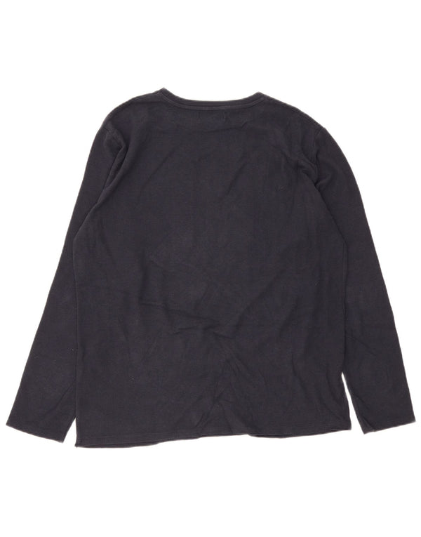 Top grafico Zara da bambino a maniche lunghe 13-14 anni blu navy