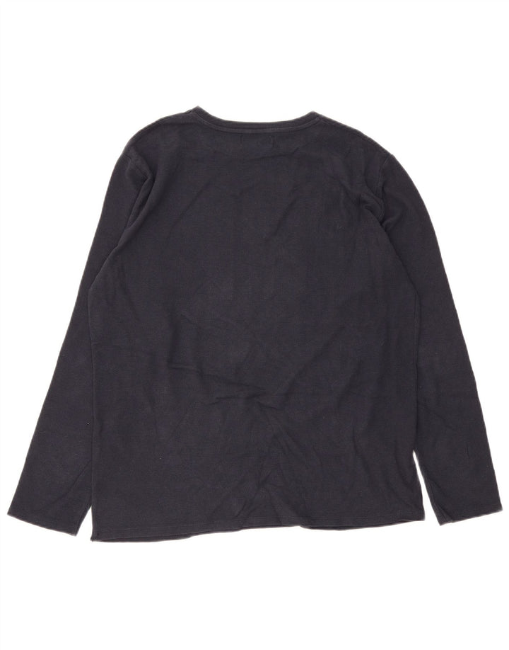 Top grafico Zara da bambino a maniche lunghe 13-14 anni blu navy