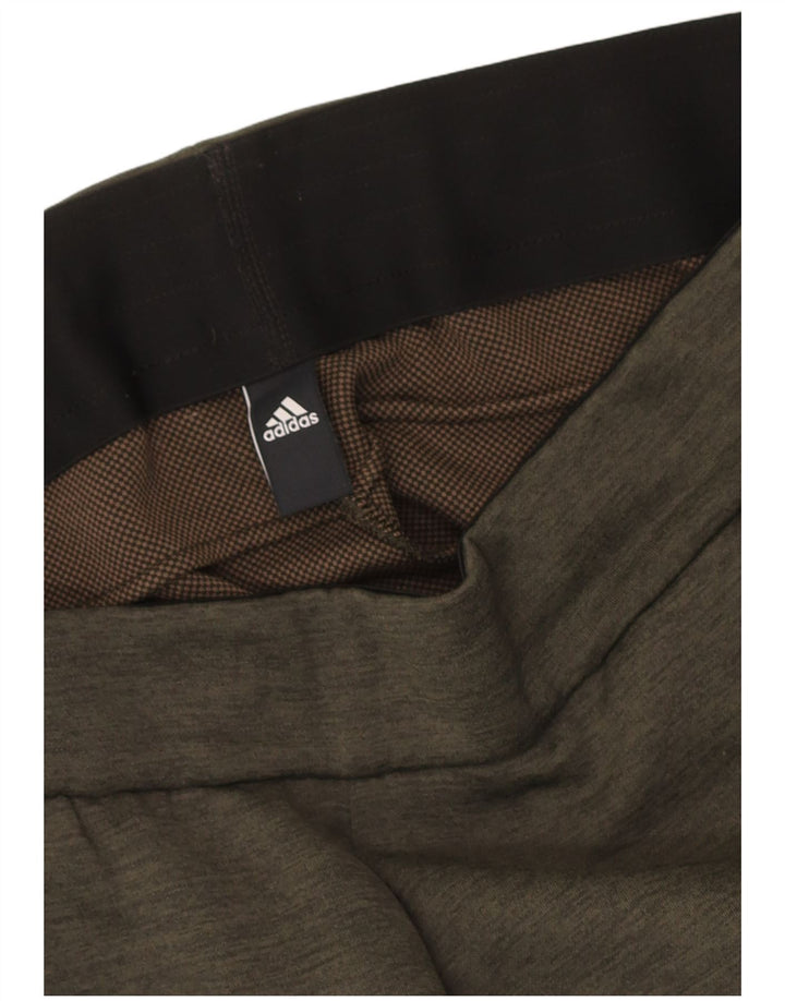 Pantaloni da tuta Adidas Climalite da uomo grandi color kaki
