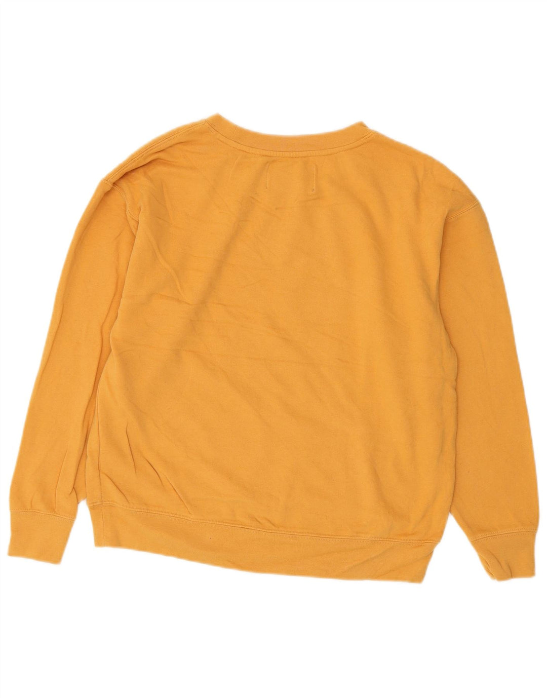 Felpa oversize da donna Calvin Klein Jeans Jumper UK 10 Small Giallo