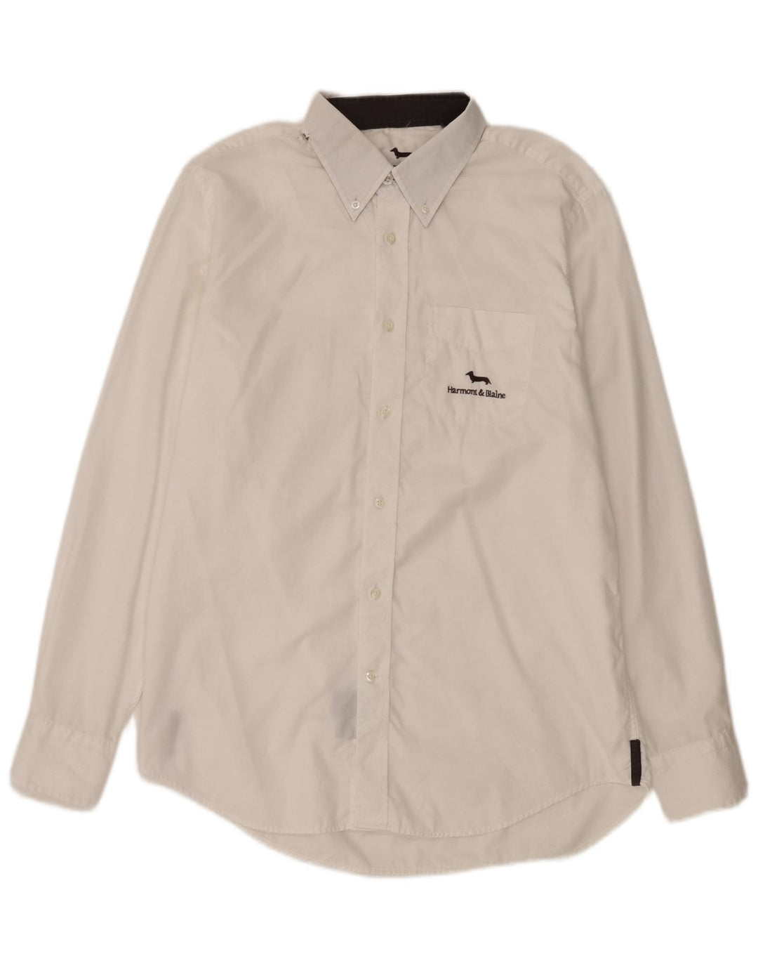 Camicia da uomo vestibilità regolare Harmont & Blaine, cotone bianco grande
