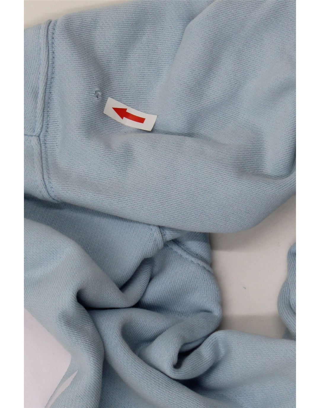 Felpa oversize con grafica da donna Adidas UK 8 piccola in cotone blu