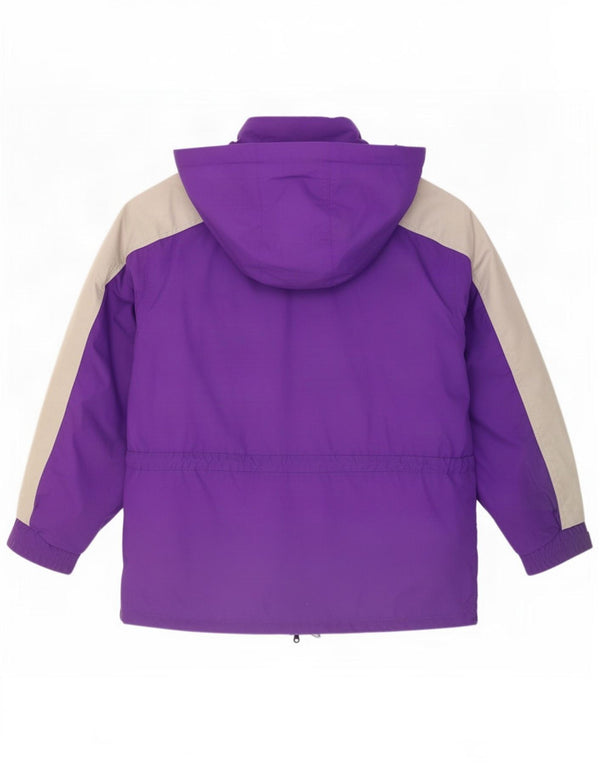 Bailo Mens Hooded Ski Jacket IT 50 Large Purple Colourblock Polyamide