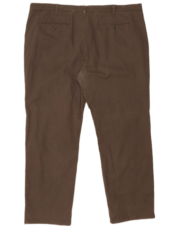 Pantaloni chino vestibilità regolare da uomo Marks & Spencer W46 L31 cotone grigio