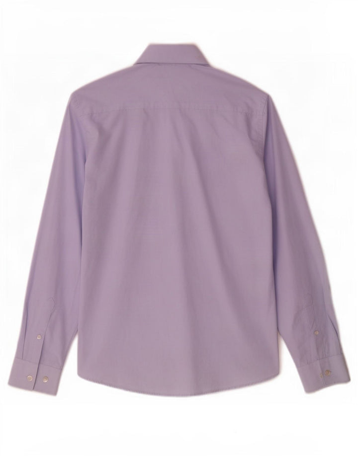 Camicia da uomo French Connection in cotone blu medio