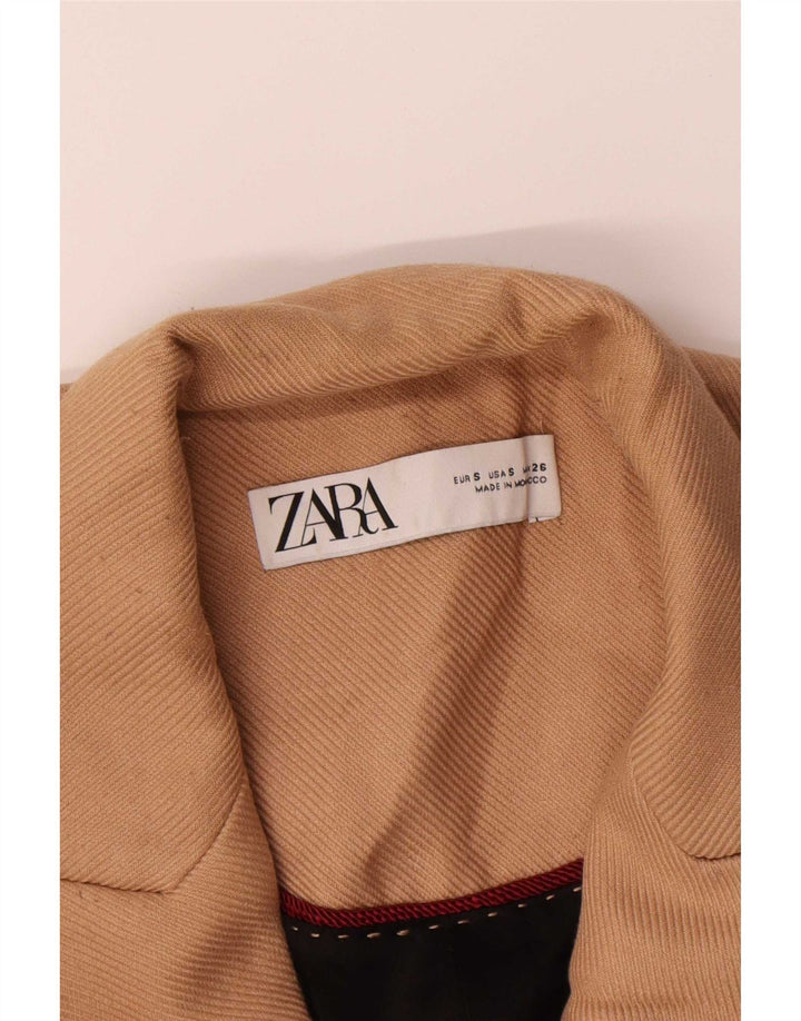 Giacca blazer oversize da donna Zara UK 10 piccola beige