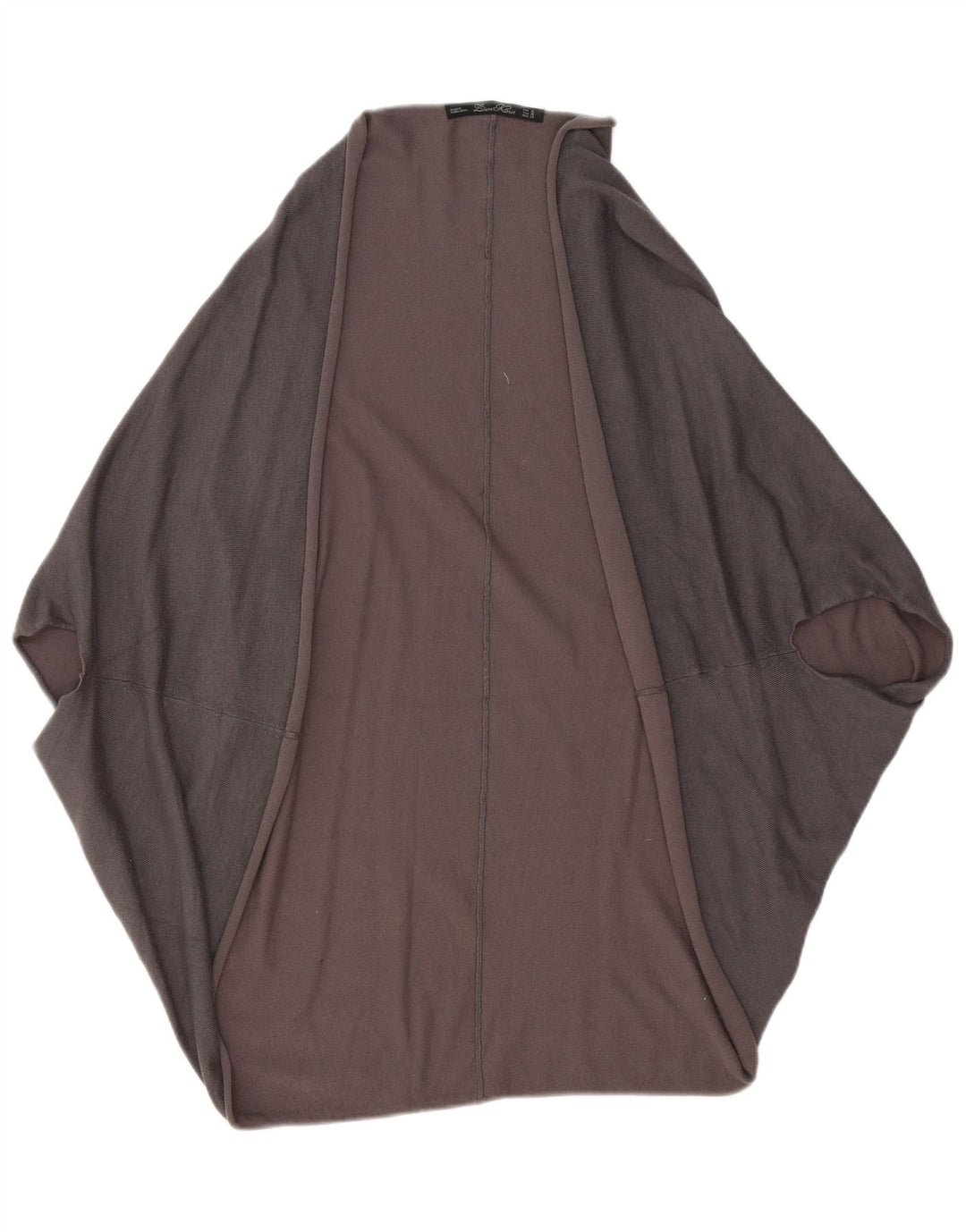 Maglione cardigan aperto da donna Zara UK 14 Grigio medio
