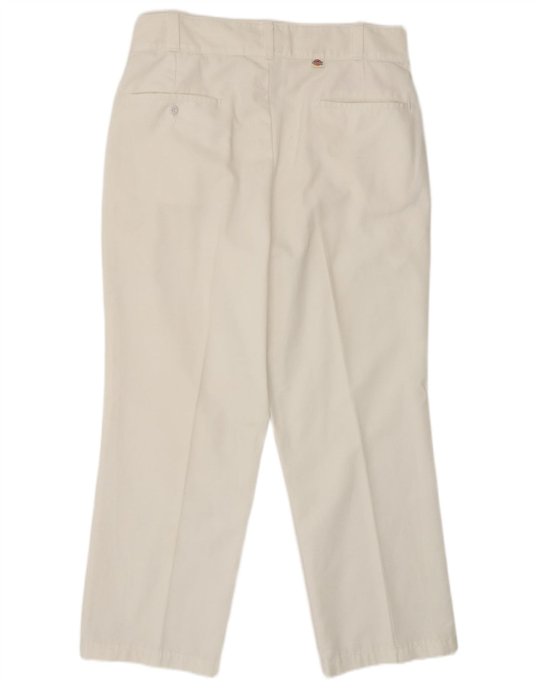 Pantaloni chino dritti da uomo Dickies W34 L28 poliestere bianco