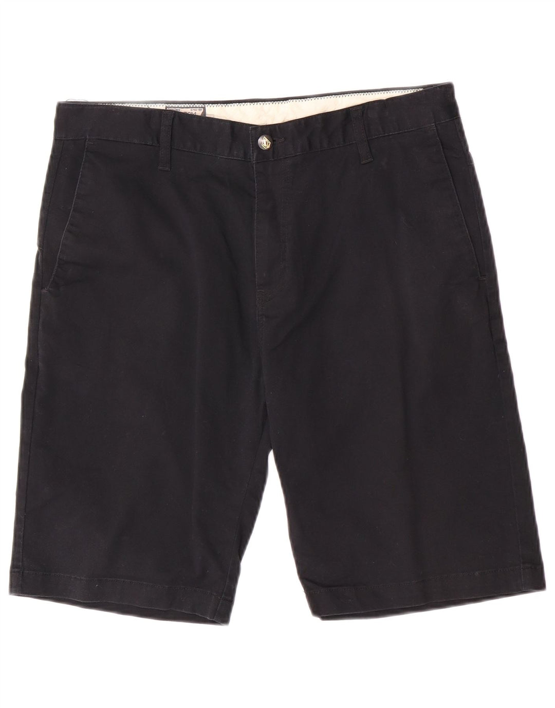 Pantaloncini chino da uomo Volcom W33 cotone nero medio