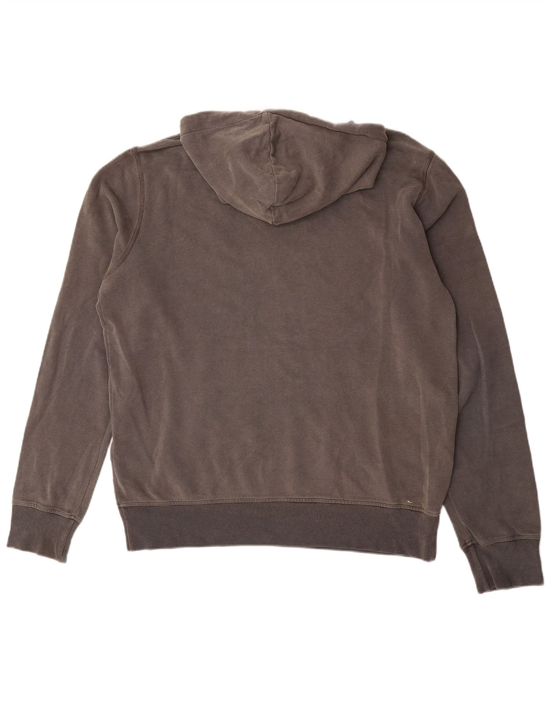 Felpa con cappuccio grafica da uomo Converse grande in cotone grigio