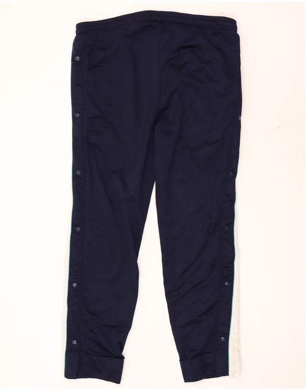 Pantaloni da tuta da uomo Reebok Large in poliestere color block blu navy