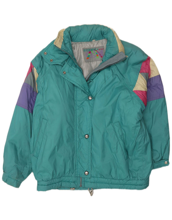 Giacca da sci da donna Colmar dalla vestibilità rilassata IT 48 XL Verde Colourblock Sports