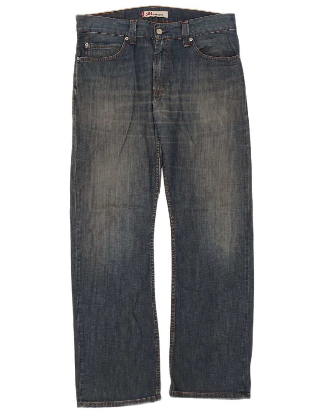 Levi's Uomo 506 Jeans dritti W34 L32 Cotone Blu