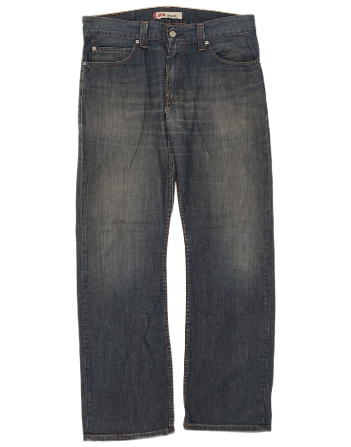 Levi's Uomo 506 Jeans dritti W34 L32 Cotone Blu