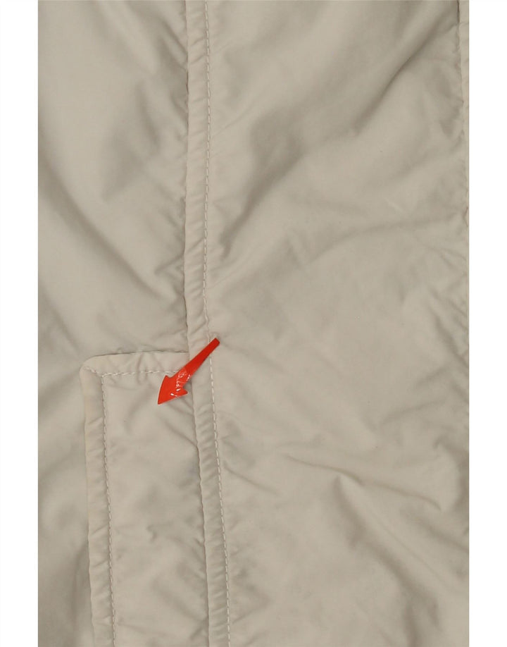 RED BY VALENTINO Womens Hooded Bomber Jacket IT 40 Small Off White
