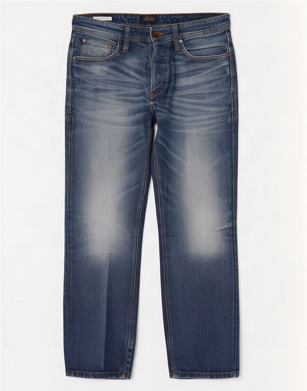 Jack & Jones Mens Mike Comfort Fit Slim Jeans W32 L30 Blue