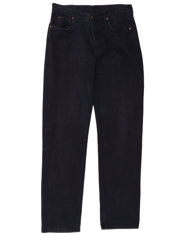 Pantaloni casual dritti da uomo Lee Chicago W33 L34 cotone blu navy