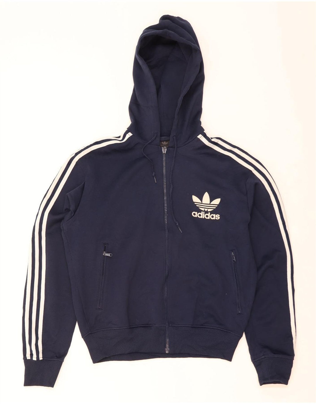 Giacca da tuta da uomo ADIDAS media poliestere blu navy